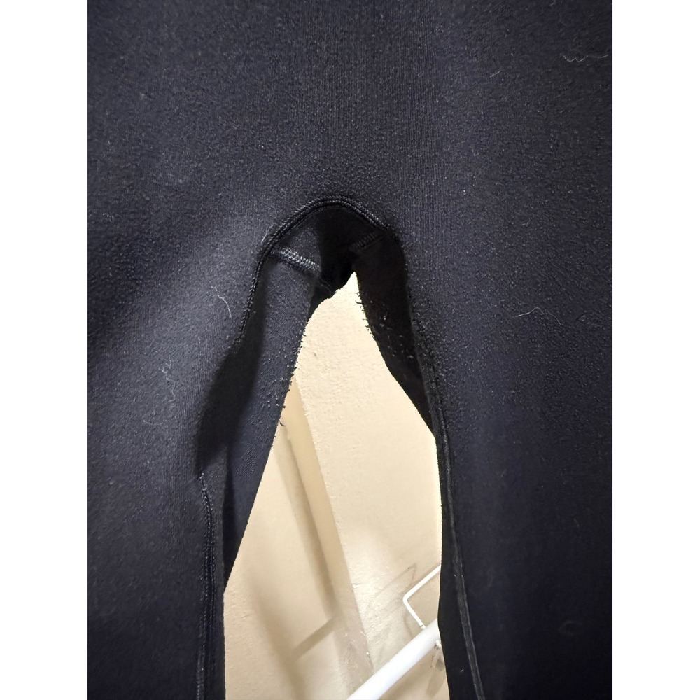 Fleece lined winter essentials Flare Leggings Black Medium Pockets Ewedoos - Picture 2 of 5